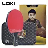 Tischtennisschläger Loki ESeries Schläger Professionelles Carbonblatt Ping-Pong-Paddel Hochelastisches Gummi 230608