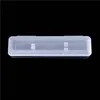 100 Stks/partij PP Plastic Transparante Doos Pen box Briefpapier Pen Box Gereedschapskisten Groothandel