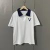 Polos masculinos Camisa de verão de algodão de alta qualidade, decote curto, polo masculino, tops, camisetas casuais, tamanho asiático M-3XL