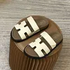Designer Italie chypres sandales plate en cuir authentique Velcro STRAP 7A SUEDE FEMMES FACE FOIR