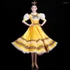 Stage Wear JUSTSAIYAN Elegant Traditional Russian Dance Costume Dress European Princess Dresses Mongolia Performance Clothing