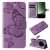 Étuis portefeuille en cuir gaufré 3D pour OPPO Reamle C55 GT Neo5 10 Pro 9i C33 Reno 8T Samsung M54 5G 34Designs Flower Tree SunFlower Butterfly Card Flip Cover Stand Pouch