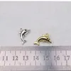 Charms Eruifa 20pcs 18mm Dolphin Gold/Silver Plated Bee Zinc Alloy Pendant Jewelry DIY Necklace Bracelet Earrings 2 Colors