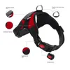 Dog Collars Leashes Harness Collar No Pull調整可能なトレーニングパッド入りベストリードウォーキングランニングランニングランニングZ0609