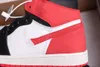 2023 Authentic 1s High Basketball Shoes 1 6 Rings Track Red-Black Summit White Outdoor Sports Designer Sneakers