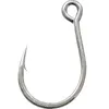 Anzóis de pesca originais mustad 10121 gancho de aço carbono alto gancho farpado jigbait isca macia anzóis de pesca marítima robalo listrado anzóis cabeça de cobra 230608