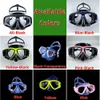 Diving Masks Diving Mask Optical Nearsighted Myopia Diving Glass Scuba Swimming Googles Tempered Glasses Short-Sighted Reading 230608