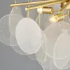 Lustres Lustre nórdico Pós-moderno Lâmpada para sala de jantar Living Simples Wind Chime Luz Luxo Quente Romântico Criativo Candeeiros de quarto