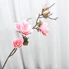 Decorative Flowers 78cm White Pink Orchid Silk Artificial Flower Decoration Bouquet Wedding Party Home Fake DIY Art