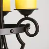 Pendant Lamps Vintage Retro Lamp Led Light Fixture Iron Industrial Hanging Restaurant Bar 3 Heads Glass Home Lighting