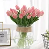 Ghirlande di fiori decorativi 31 Pz. lotto Tulipani Fiori artificiali PU Calla Fiori finti Fiori Real Touch per la decorazione di nozze Decorazione per feste a casa Bomboniere 230608