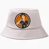 Basker tar L Yamaguchi Haikyuu Bucket Hat Volleyball Club Summer High School Fisherman Panama Bob Hats Caps Hip Hop Beach Cap