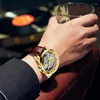 손목 시계 Unraion Fashion Date Quartz Men Watches Top Male Clock Chronograph Sport Mens Wrist Watch Hodinky Relogio