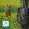 Caméras de chasse Mini caméra de chasse extérieure 4K HD 20MP 1080P Vision nocturne infrarouge Activé par le mouvement Piège de chasse Jeu IP66 Étanche Wildlife Cam 230608