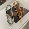 Hänge halsband flashbuy vintage porträttmynt