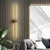 Wall Lamp Luxury Grille Loft Long LED Living Room TV Sofa Background Tall Sconce Bedroom Bedside Indoor For Home Deco