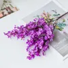 Decorative Flowers & Wreaths Gypsophila Artificial Branch High Quality Cherry Fake Plants Bouquet Living Room Vase For Home Wedding Decorati