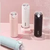 Tumblers 380ml Fashion Stainless Steel Vacuum Flask With Straw Portable Cute Thermos Mug Travel Thermal Water Bottle Tumbler Thermocup 230608