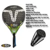 Rakiety tenisowe Wysokiej jakości Padel Racket Series Palas 3 -Wiernikowy Fibre Fibre Board Paddle Eva Face Beach Racquet Bag Vairo 360G 230608