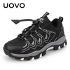 Atletik Açık Uovo Erkek Kız Kızlar Spor Çocukları Ayakkabı Nefes Alabilir Çocuklar Yürüyüş Ayakkabı Bahar ve Sonbahar Spor Ayakkabı Eur #2739 230608