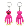 Manufacturers wholesale 7.4cm 2-color Huggy Wuggy keychain toys cartoon games perimeter hanging children's gifts