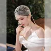 Wedding Hair Jewelry Exotic Cleopatra Belly Dance Dance Pearls Headpiece dla kobiet ręcznie robione pasme.