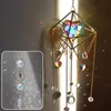 Garden Decorations Sun Catchers Crystal Pendant Light Catcher Rainbow Chaser Hanging Wind Chimes Home Decoration 230608