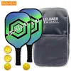 テニスラケット2PCSピックルボールパドルトップ販売カーボンファイバーボール18Kコンプライアント16mmアイテムクリケットパドル230608