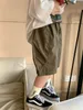 Shorts Summer fashion boys thin knee length Harem Pants Children 2 colors loose sports trousers 230608