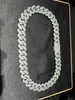 Kibo Klejnoty Sprzedaż 925 Sterling Srebrny łańcuch kubańskiego Łańcuch Hip Hip Moissanite Cuban Chain