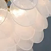 Lustres Biewalk Nórdico Moderno Lustre Redondo Bolha de Vidro Sala de Jantar Pendurado Quarto Viver Sinos de Vento Luz Luxo