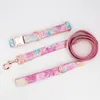 Collars 2020 Dream Girl Dog Collar Flower e Leash Set per gatto per cani da compagnia con metallo in oro rosa