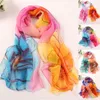 Scarves 160 50cm Fashion Women Pretty Scarf Summer Sunscreen Shawl Wrap Floral Lotus Design Muffler Foulard Thin