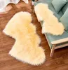 Carpets Double Heart Shape Soft Plush Doormat Floor Non Slip Rugs Living Room Sofa Carpet Bedroom Cover Mattress 35 70cm