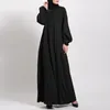 Ropa étnica 2023 moda básica lisa Nida Abaya alta calidad musulmana mujeres modesto vestido sencillo EID Ramadán islámico