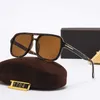 Tom Ford Occhiali da sole TF Designer James Bond Occhiali da sole Uomo Donna Occhiali da sole di marca Super Star Celebrity Driving per donna Occhiali da vista alla moda con scatola 1 5G7E