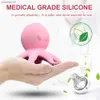 Vibratorer Small Octopus Breast Suction Device Women's Masturbator Hopping vibrerande svängande bröstmassager vuxen sexleksak L230518