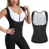 Women's Shapers NINGMI Sauna Top Body Corsets Tops For Women Slimming Shirt Shapewear Waist Shaper Wholesale Trainer