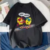 メンズTシャツメンズカートゥーンフルーツ2レモンソーダレタープリントマンTシャツの創造性特大のTシャツSoft O-NeckTシャツ通り