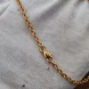 Colares com pingente 3,0 mm banhado a ouro em forma de O puro colar de corrente de titânio com moeda vintage suéter cabeça humana