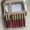 New All Day Sparkle All Night Liquid Lipstick Holiday Set Kit 6pcs 8PCS Lipgloss set