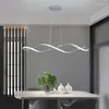 Żyrandole inteligentne dom Alexa wiszący nowoczesny żyrandol do jadalni lampa kuchenna Złota/Chromowane LED LED oprawy oświetleniowe