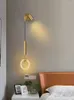 Lampade da parete Moderne applique in vetro cristallo Sala da pranzo Imposta luci per interni rustiche Smart Bed Led Light Exterior