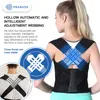 Supporto per la schiena Cintura per correttore posturale regolabile Donna Uomo Prevenire l'inclinazione Alleviare il dolore Cinghie Clavicola Brace 230608