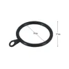 Curtain Poles 12 24pcs Metal Rings Hanging Hooks For Curtains Rods Pole Voile Heavy Duty Fit Up To 25 TO 37 Mm 230609