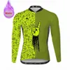 Camisas de ciclismo Tops Winter Thermal Fleece Cycling Jersey Winter Fleece Ropa Ciclismo Masculino Bicicleta Mountain Bike Roupa Manga Comprida 230608