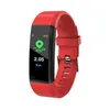 115 SMART ID115 2024 Plus armband för skärm Fitness Tracker Pedometer Watch Counter Hevert Blodtryck Monitor Smart armband Colorfulfsoi