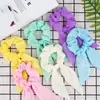 Chouchous lumineux avec nœud pour filles, jolis porte-queue de cheval pour cheveux, écharpe, écharpe, accessoires pour femmes, accessoires de rave, phosphorescents, fournitures de fête