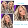 Hair pieces Ashimary Balayage Blonde Colored Human Lace Frontal Highlight 13x6 Front 230609