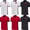 23 24 Maglia da calcio da uomo della nazionale albanese UZUNI 2023 HYSAJ LENJANI ABRASHI RAMADANI Home Red Away White Black Football Shirts